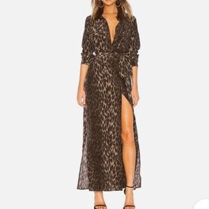 L'Agence Cameron Silk Long Drees